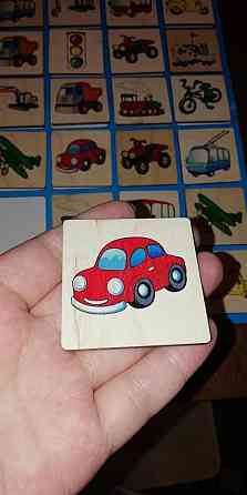 Деревянная игра Мемо новая 