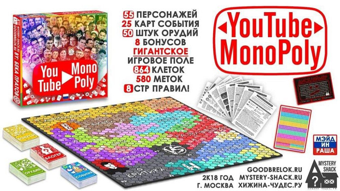 Настольная игра ЮтубПолия  - изображение 1