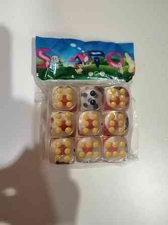 Кубики игральные 9 штук 
