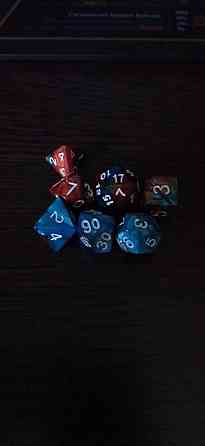 Кубики для DnD (дайсы, dice) 