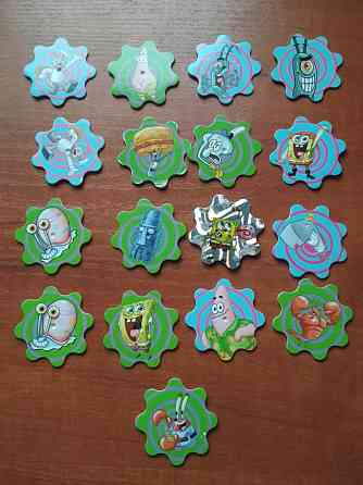 Фишки (кепсы) Спанч Боб, Sponge Bob 