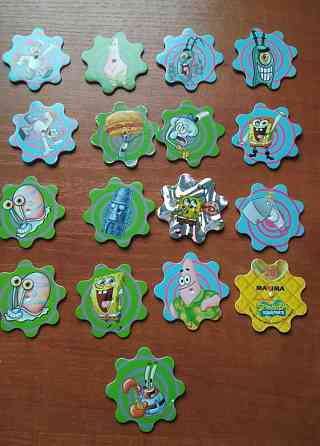 Фишки (кепсы) Спанч Боб, Sponge Bob 