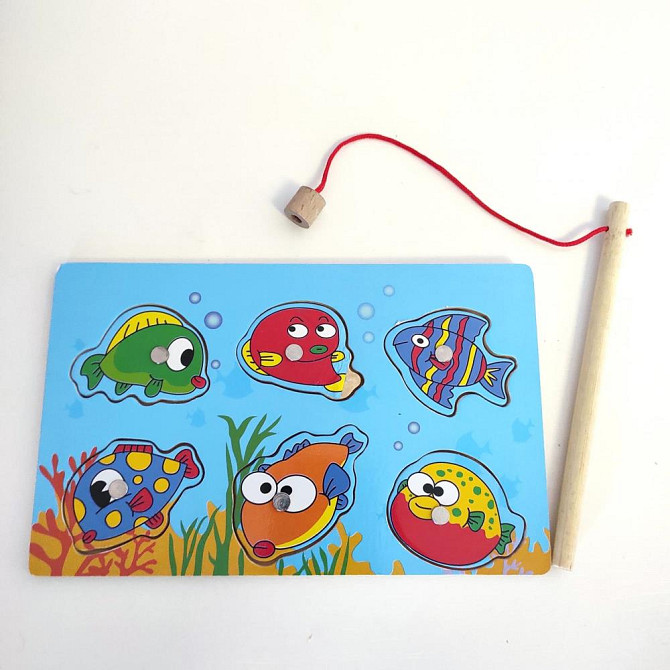 Магнитная деревянная рыбалка  - изображение 1