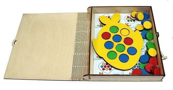 ВВ набор входят кружочки разных цветов, инструкция  - изображение 1