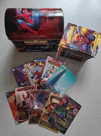 Коллекционные карточки Человека-Паука 1,2,3 серии 