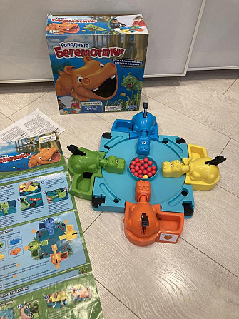 Голодные бегемотики, Hasbro, бу  - изображение 3
