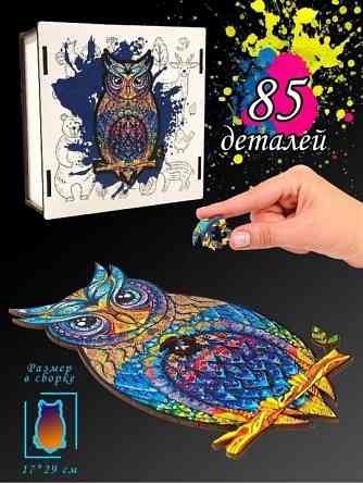 Деревянный пазл новый 