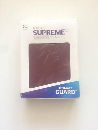 Протекторы для карт Matte Supreme 80 штук  - изображение 1