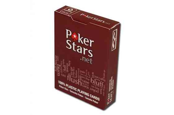 Карты для покера Poker Stars.net (красная рубашка) 