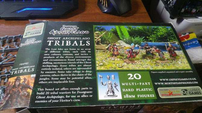 Frostgrave ghost archipelago tribals 28мм d&d  - изображение 2