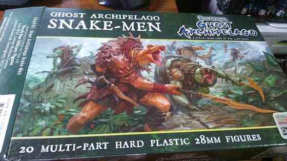Frostgrave ghost archipelago snake-men 28мм d&d 