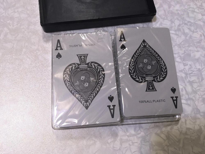 Карты 2 колоды пластик  - изображение 3