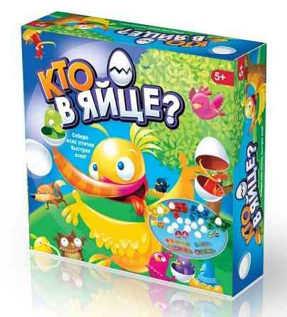 Настольная игра "Кто в яйце?" 