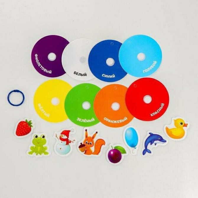 Игра на липучках "цвета", новая  - изображение 2