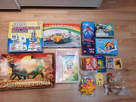 Настольные игры разные от 3 лет 