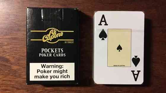 Карты для покера мини Al Capone 