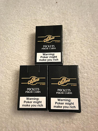 Карты для покера мини Al Capone  - изображение 1