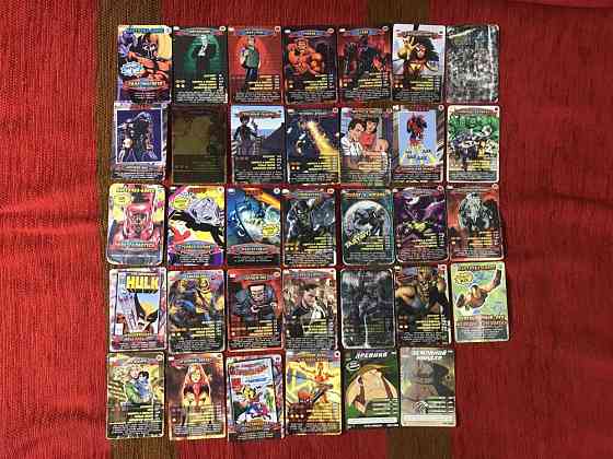 Карточки Человек Паук 32 штуки 