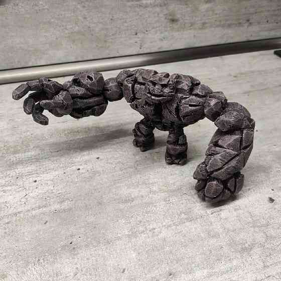 Миниатюра днд - каменный голем 