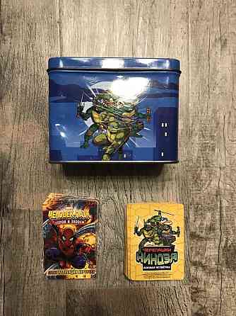 Карты черепашки-ниндзя и человек паук 