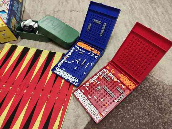 Настольные игры и морской бой 