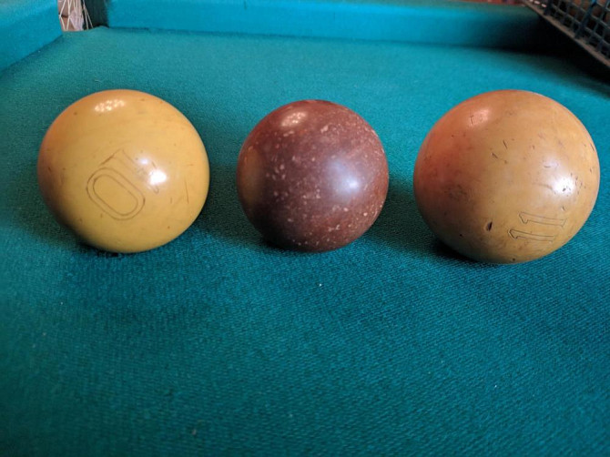 Бильярдные шары СССР кость,арамит  - изображение 1