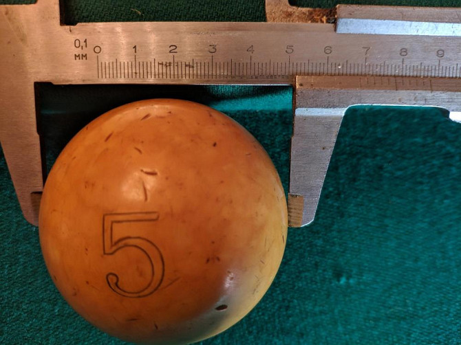 Бильярдные шары СССР кость,арамит  - изображение 4