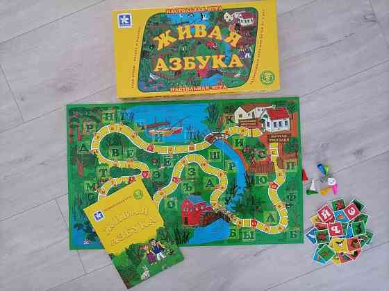 Настольная игра "Живая азбука", 5 + 