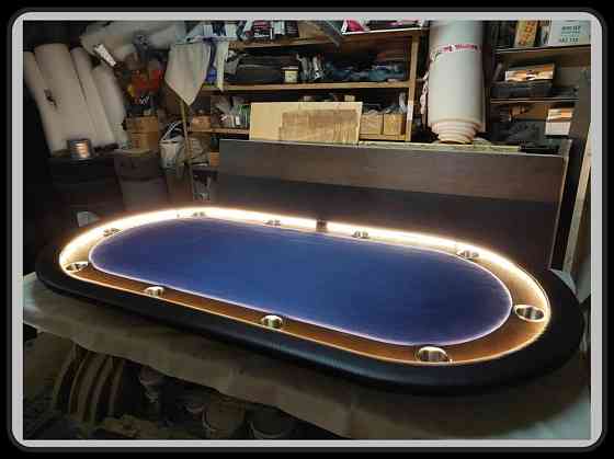 Покерный Стол с подстаканниками и подсветкой 
