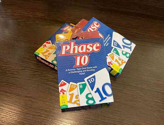 Карточная игра Phase 10 \ фаза 10 \ 10 фаз 