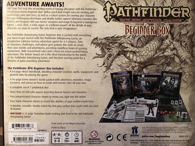Pathfinder RPG Beginner Box  - изображение 3