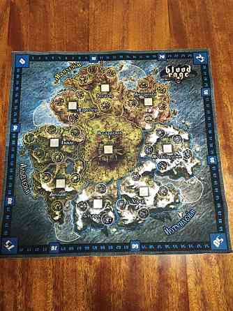 Кровь и ярость коврик плеймат Blood rage playmat 