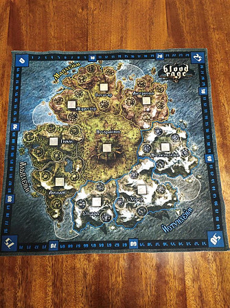 Кровь и ярость коврик плеймат Blood rage playmat  - изображение 1