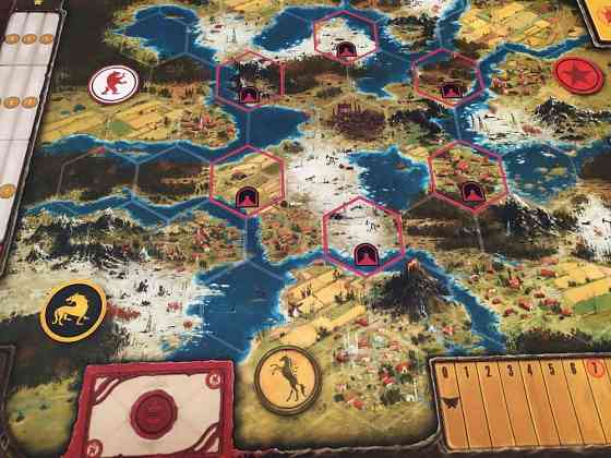 Настольная игра Серп коврик плеймат Scythe playmat 