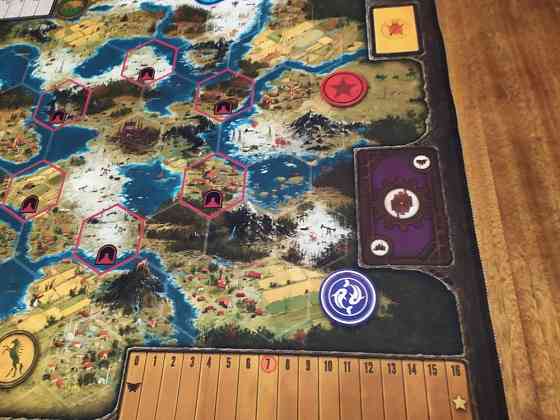 Настольная игра Серп коврик плеймат Scythe playmat 