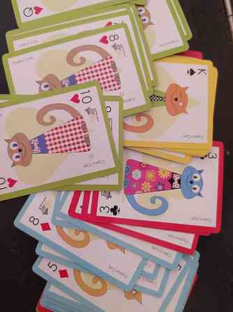 Игральные карты 54 шт с котиками 