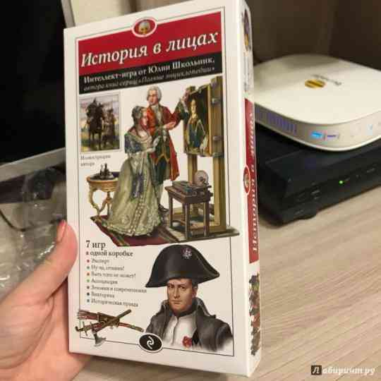 История в лицах настольная игра 