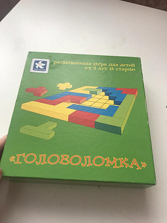 Деревянные игрушки Настольная игра тетрис + яблоко  - изображение 1