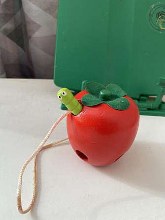 Деревянные игрушки Настольная игра тетрис + яблоко  - изображение 4