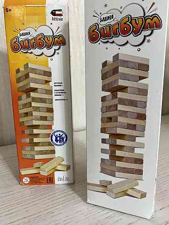 Игра настольная Attivio Башня Бигбум Аналог Jenga 