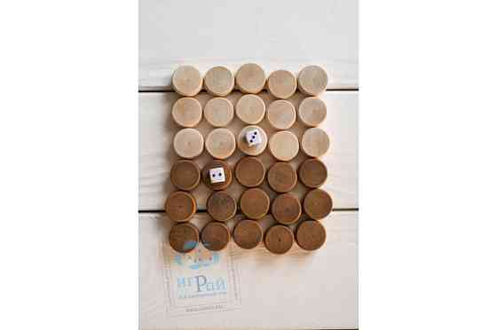 Фишки для нард средние с кубиками 23 мм 