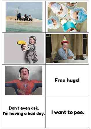 Игра с мемами на английском языке 