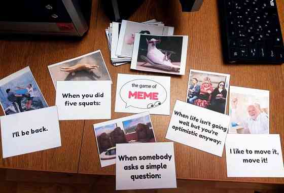 Игра с мемами на английском языке 