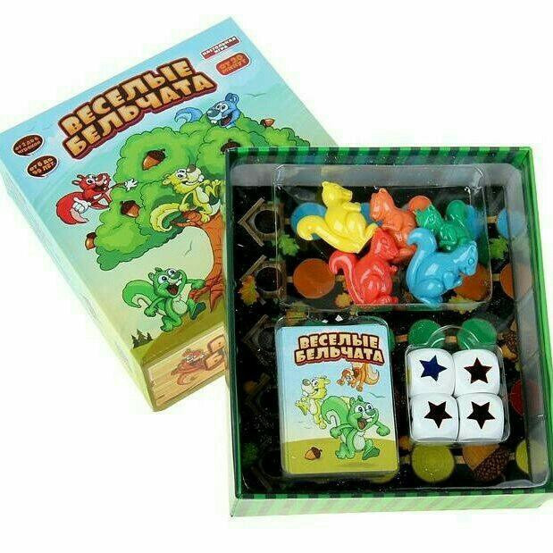 Игра настольная веселые бельчата.новая  - изображение 1