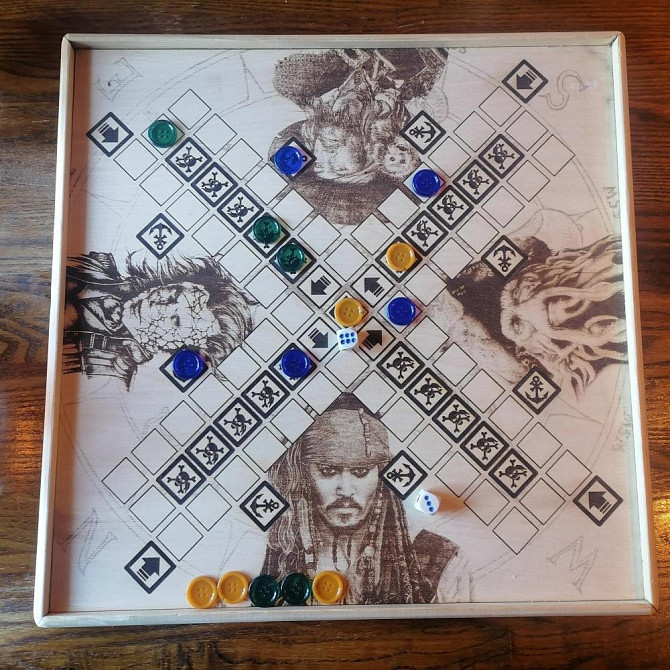 Ludo, Парчиз, Шешбеш - Пираты Карибского Моря  - изображение 1