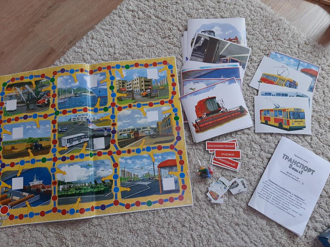 Настольные игры от 3 до 10 лет транспорт  - изображение 3
