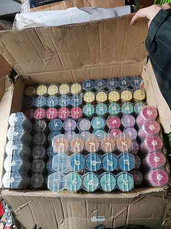 Фишки для покера и казино (ориг Япония, Франция) 