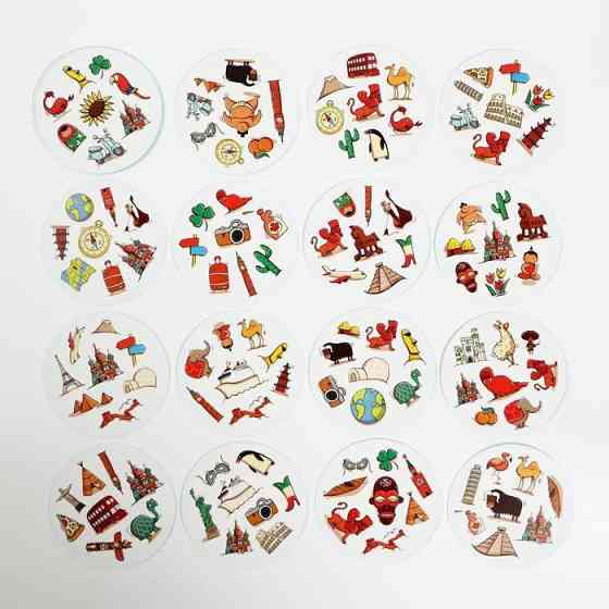 Настольная игра «Дуббль Вокруг света», 20 карт 