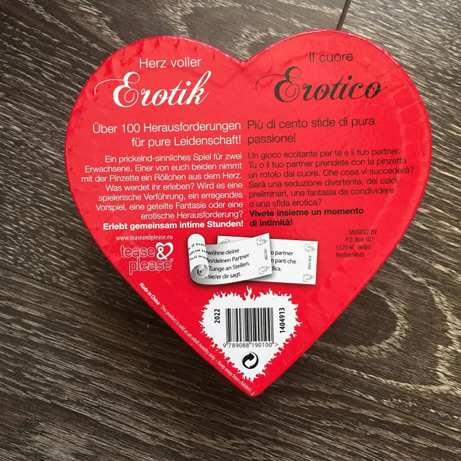 Эротическая игра (на нем. и итал. языках) Новая  - изображение 2