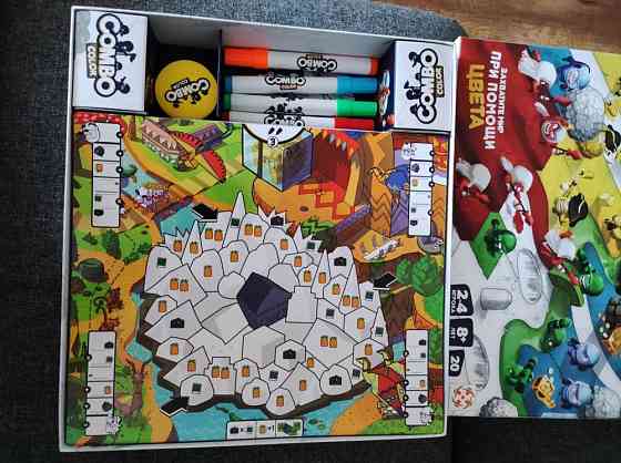 Настольная игра Цветные сражения 